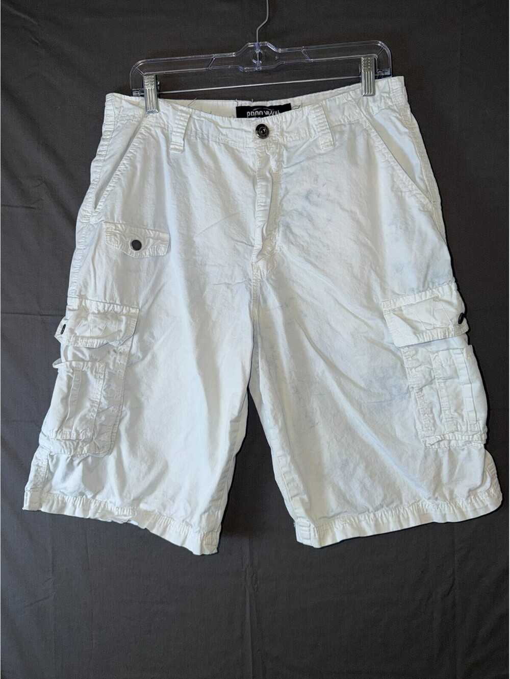 Propper Cargo Shorts White – Multi‑Pocket Utility Tactical Style Men’s Size 32